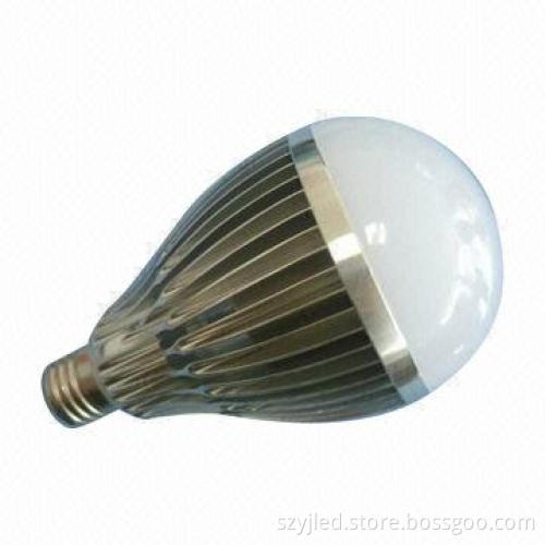 12W High Power E27 LED Bulb with 100 to 240V AC Input Voltage and 960lm Luminous Flux